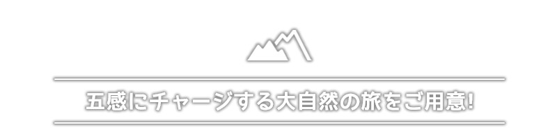国内トレッキング＆自然体験特集