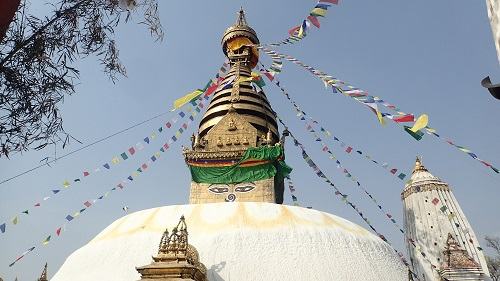 世界遺産のスワヤンブナート寺院