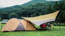NONIWAの広いお庭でのキャンプ体験（イメージ）