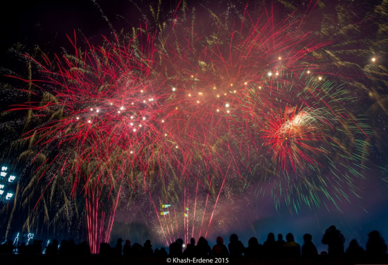 大晦日の花火（イメージ）