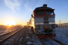 初日の出列車に乗車！