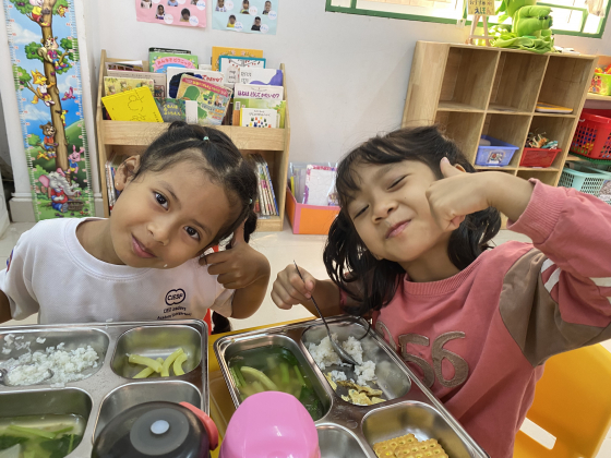 学校での給食